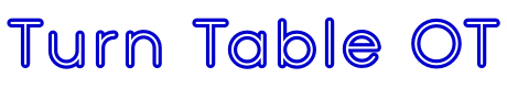 Turn Table OT 字体